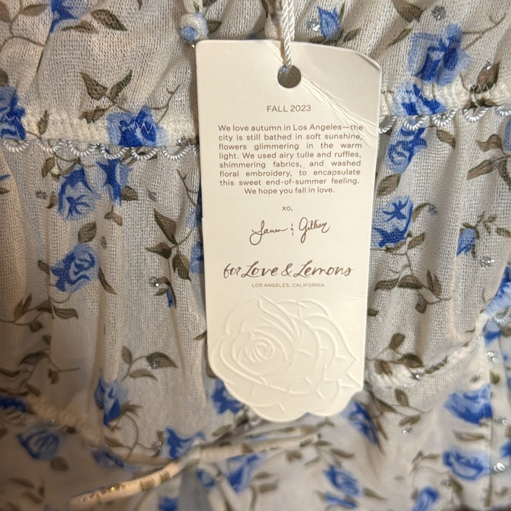 For Love & Lemons Lottie Bodysuit size Large NWT - Picture 2 of 5